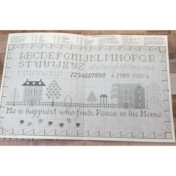 Greenwillow Sampler Cross-Stitch Pattern By The Needl Love Company - Picture 3 of 3